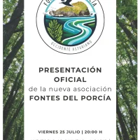 Nace la Asociación Fontes del Porcía y se presenta en A Caridá