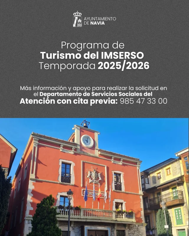 Programa de Turismo IMSERSO 2025/2026 en Navia