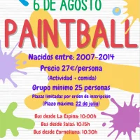 La juventud de Salas disfrutará del paintball en Villaviciosa