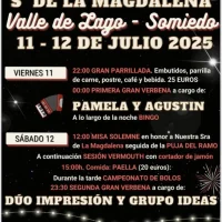 Fiestas de Nuestra Señora de la Magdalena 2025 en Valle de Lago