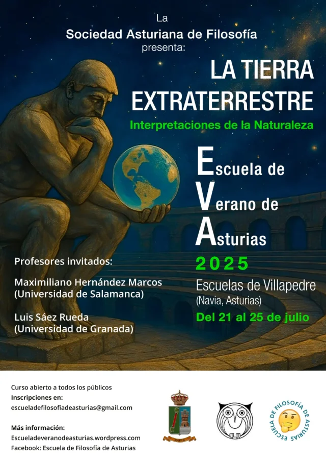 EVA, la Escuela de Verano de Filosofía, vuelve en 2025 a las Escuelas de Villapedre