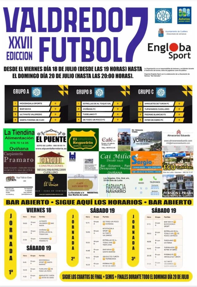 Torneo de Fútbol 7 de Valdredo 2025