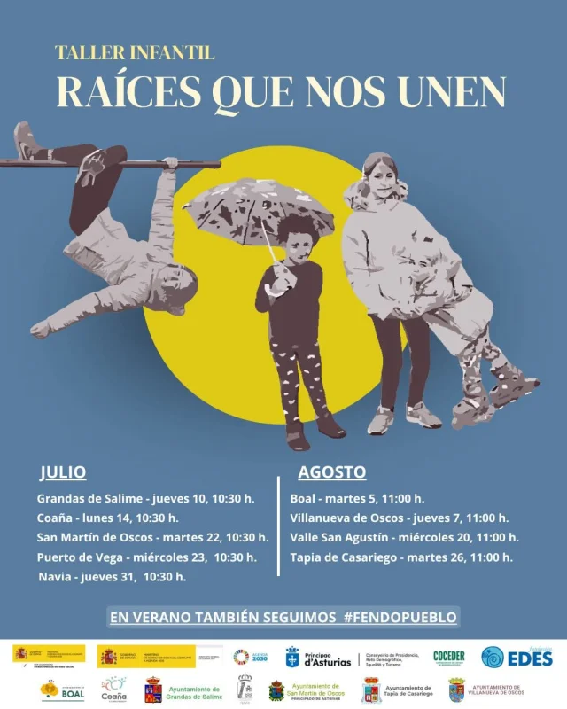 Talleres infantiles Raíces Que Nos Unen con Fundación Edes