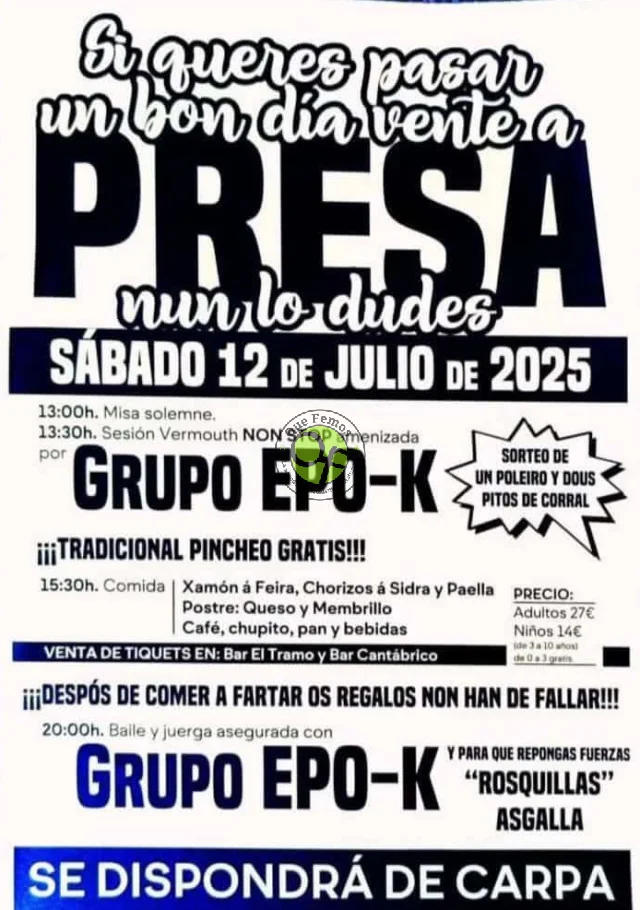 Fiesta de Presa 2025