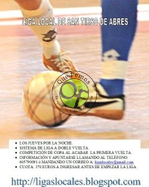 Liga local de Fútbol Sala de San Tirso de Abres 2011-2012