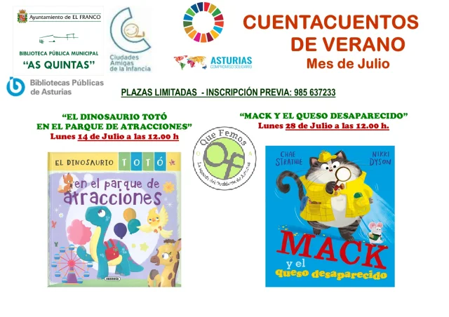 Cuentacuentos de Verano en As Quintas