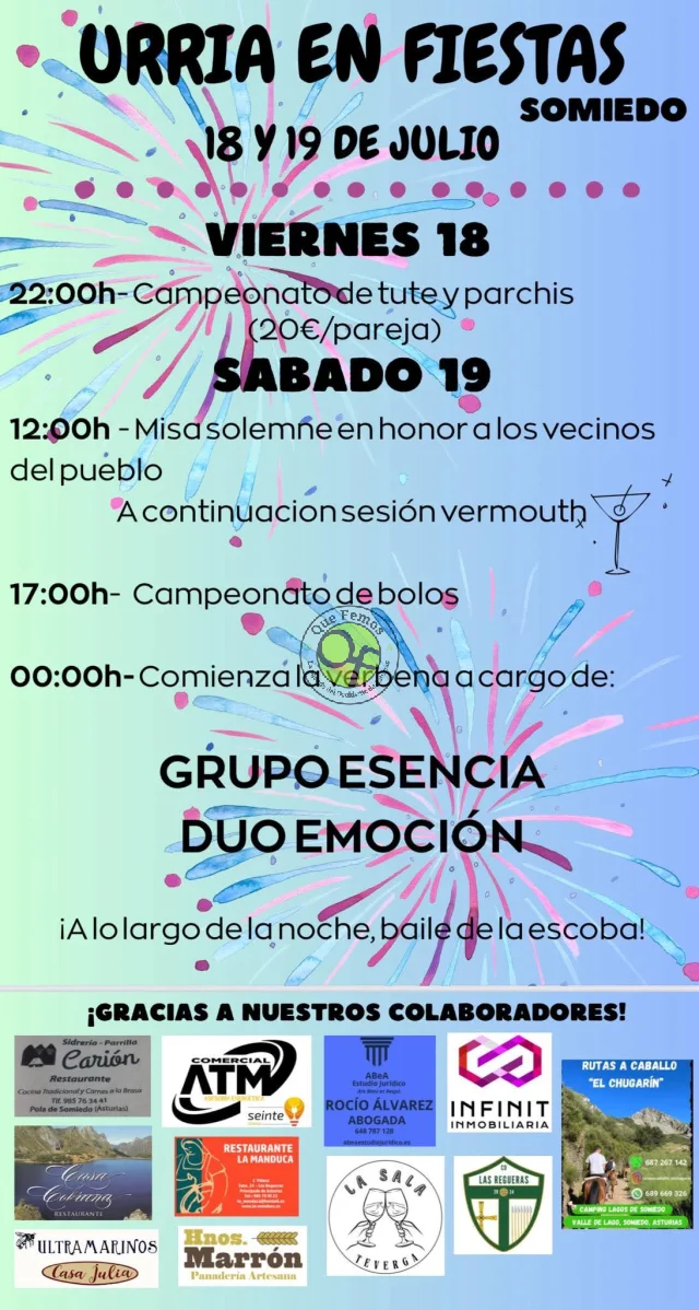 Fiestas de Urria 2025
