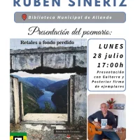  Rubén Siñeriz presentará su poemario 