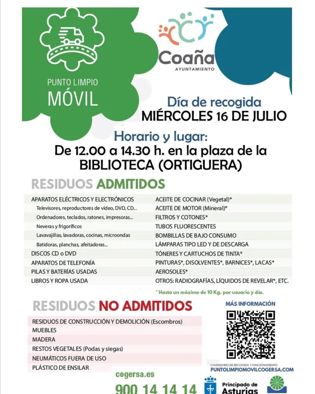 El Punto Limpio Móvil llega al concejo de Coaña