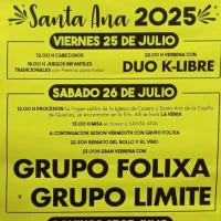 Fiestas de Santa Ana 2025 en Querúas