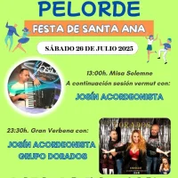 Festa de Santa Ana 2025 en Pelorde