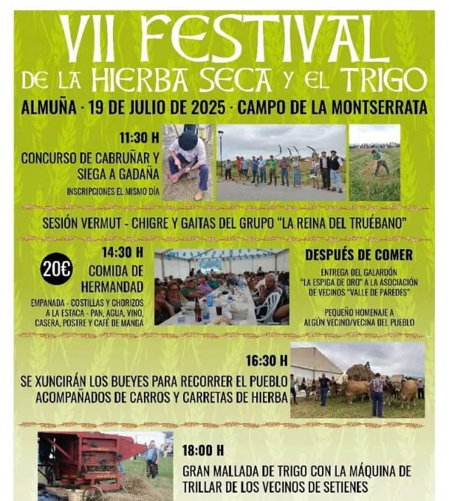 Festival de la Hierba Seca y el Trigo 2025 en Almuña