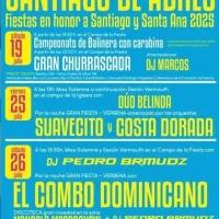  Fiestas de Santiago y Santa Ana 2025 en Santiago de Abres 