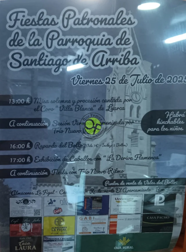 Fiestas de Santiago 2025 en Santiago de Arriba