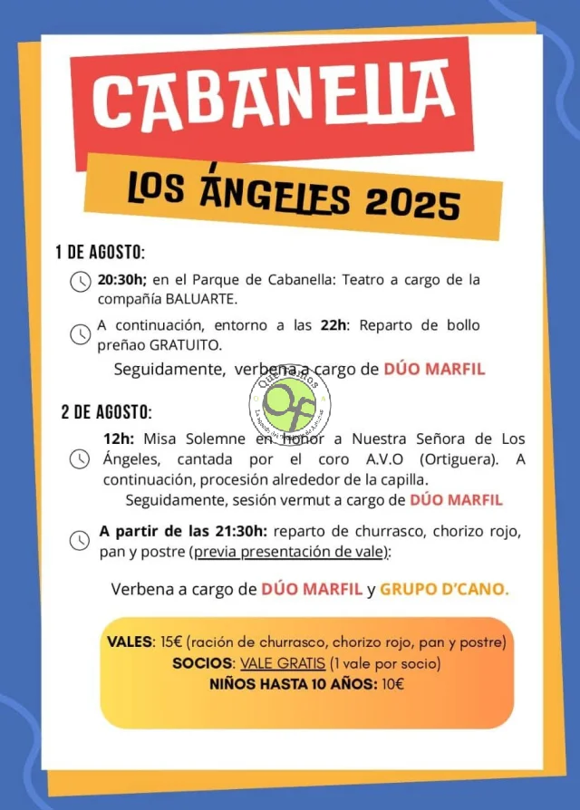 Fiestas de Cabanella 2025