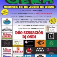 Fiestas de Gera 2025