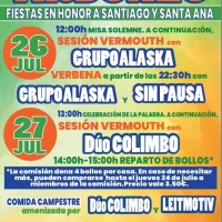 Fiestas de Santiago y Santa Ana 2025 en Arbón