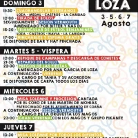 Fiestas de San Salvador 2025 en Loza