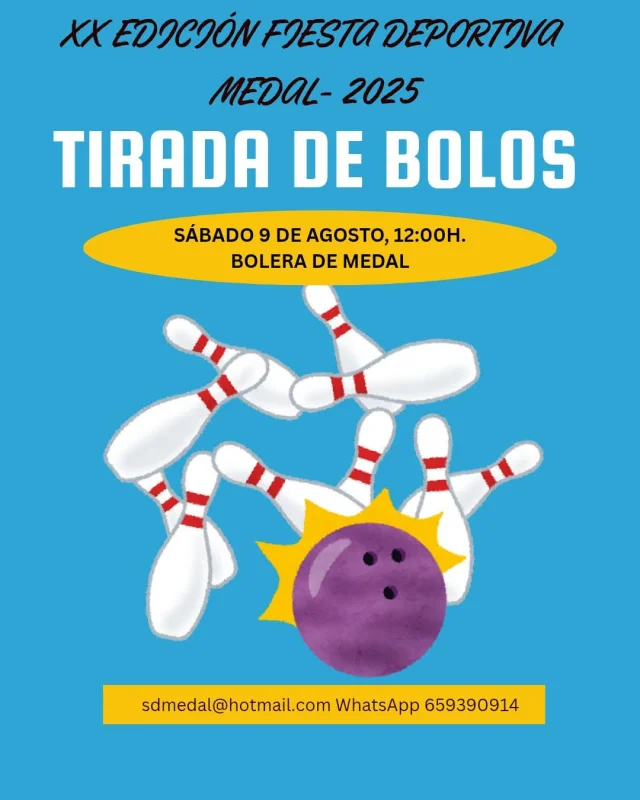 Tirada de bolos en Medal 