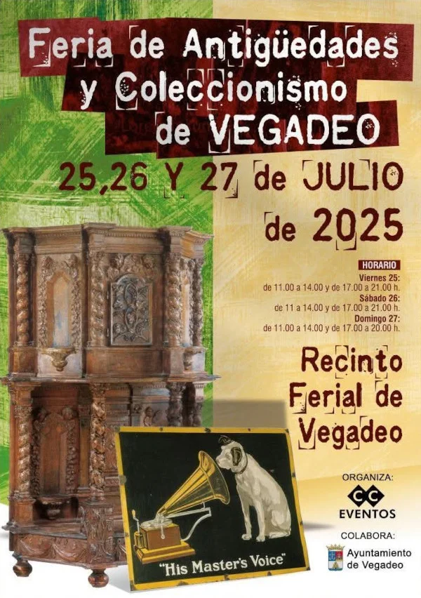 Feria de Antigüedades y Coleccionismo de Vegadeo 2025