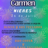 Fiestas del Carmen 2025 en Nieres