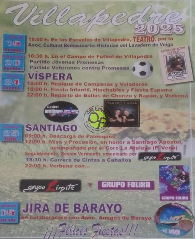 Fiestas de Santiago 2025 en Villapedre