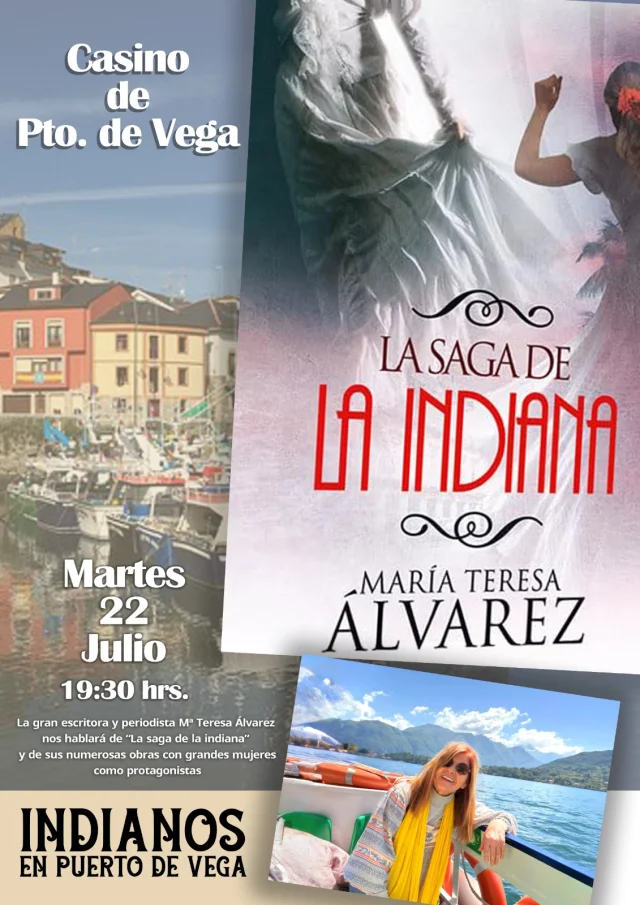 Puerto de Vega acoge un encuentro con la autora de la sala 