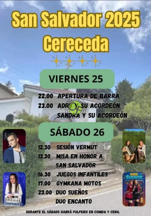 Fiestas de San Salvador 2025 en Cereceda