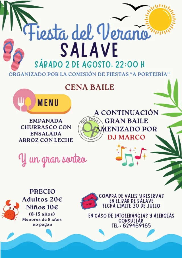 Fiesta del Verano en Salave 2025