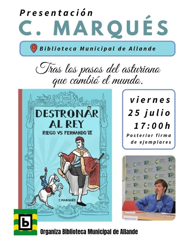Presentación de libro en la Biblioteca de Allande