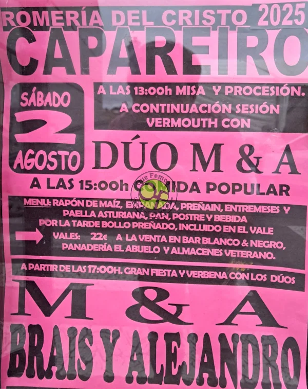 Romería del Cristo 2025 en Capareiro