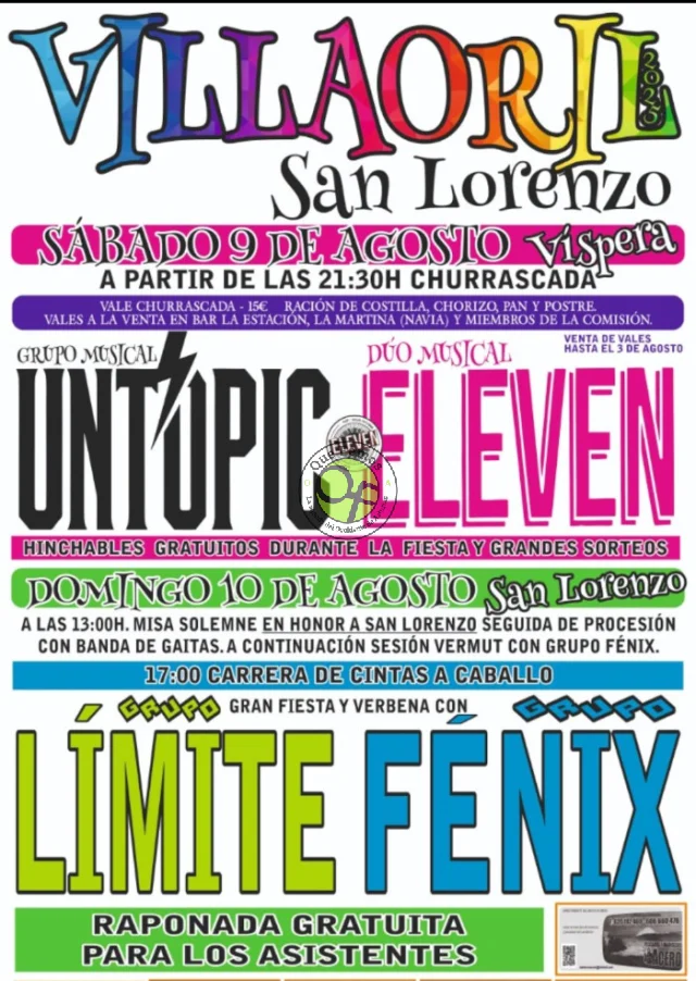 Fiestas de San Lorenzo 2025 en Villaoril