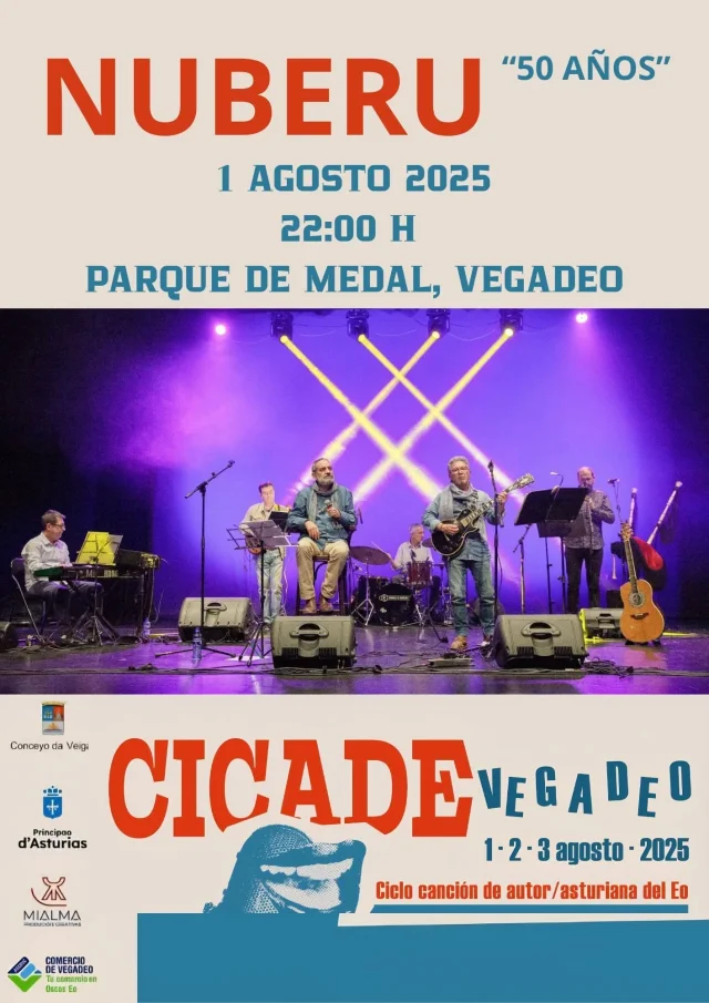 Concierto de Nuberu en Vegadeo