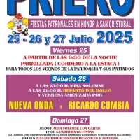 Fiestas de San Cristóbal 2025 en Priero