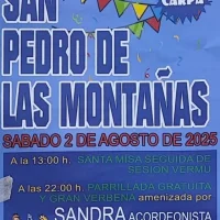 Fiesta de San Pedro de las Montañas 2025