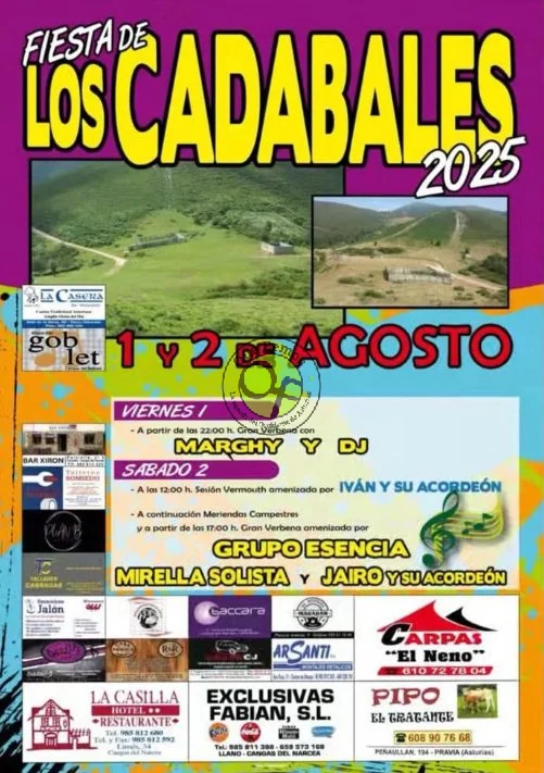 Fiestas de Los Cadabales 2025
