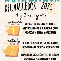 Fiesta de San Salvador 2025 en Valledor