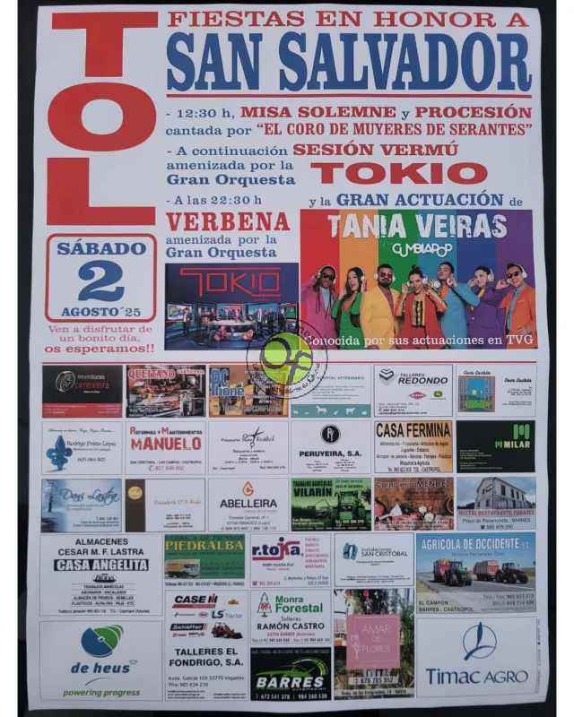 Fiestas de San Salvador 2025 en Tol