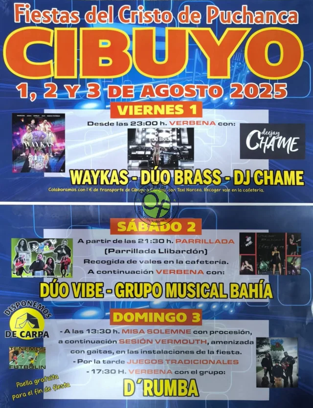 Fiestas del Cristo de Puchanca 2025 en Cibuyo