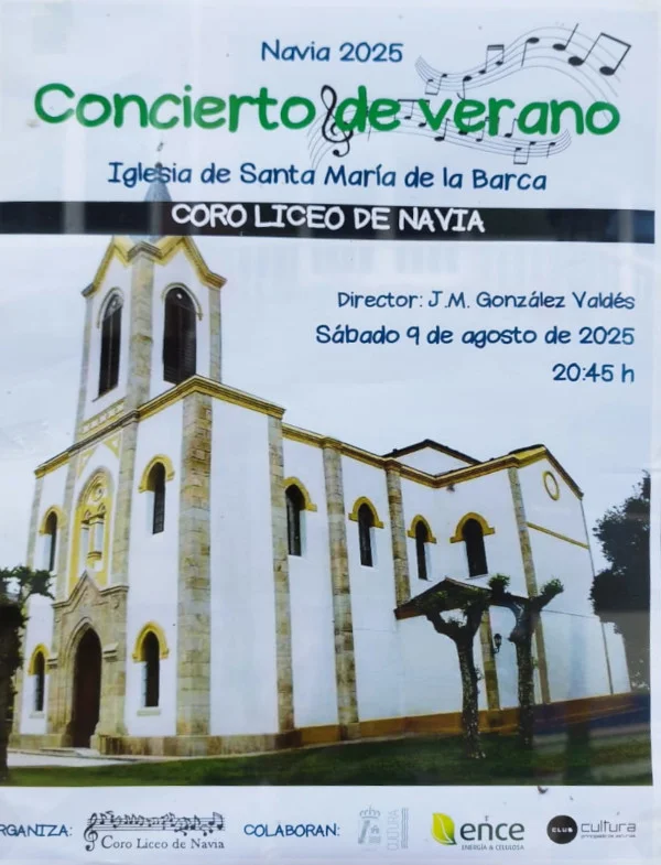 Concierto de Verano 2025 del Coro Liceo de Navia