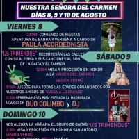 Fiestas de Nuestra Señora del Carmen 2025 en El Bao