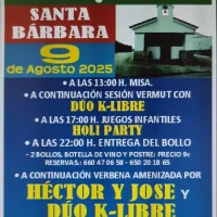 Fiesta de Santa Bárbara 2025 en Colinas y La Fajera