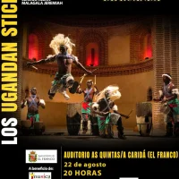 Concierto de Ugandan Sticks en A Caridá