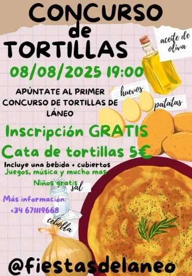 Concurso de Tortillas en Láneo