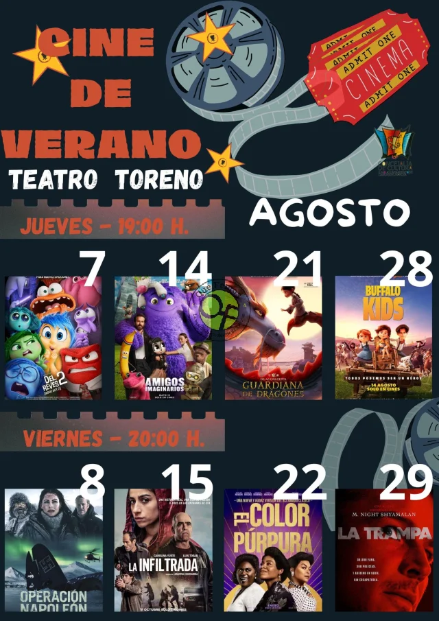 Cine de Verano en el Toreno 2025