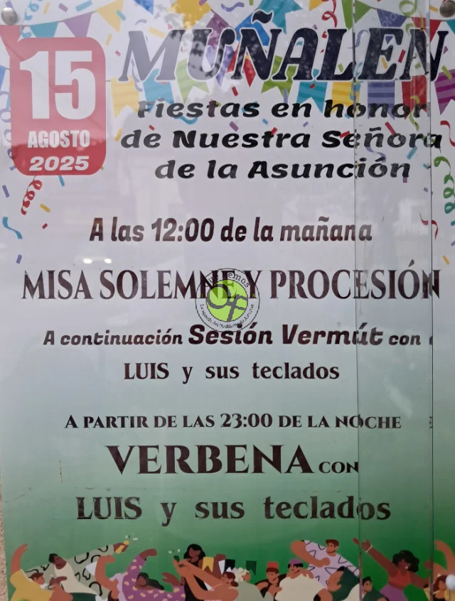 Fiestas de Nuestra Señora de la Asunción 2025 en Muñalén