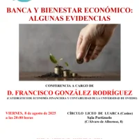 Conferencia sobre banca y bienestar económico en Luarca