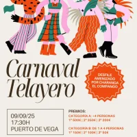 Carnaval Telayero 2025 en Puerto de Vega