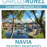 Concierto de Carlos Núñez en Navia
