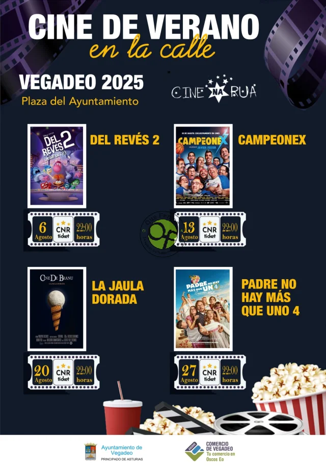 Cine de Verano en Vegadeo